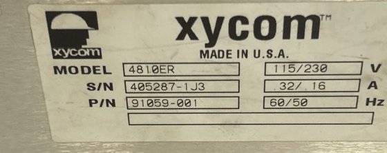XYCOM,4810ER,OPERATOR INTERFACE TERMINAL W/KEYPAD