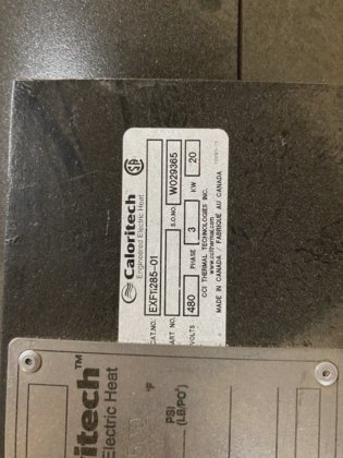 CALORITECH CALORITECH,EXF11285-01
