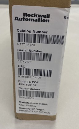 Allen-Bradley ANALOG INPUT MODULE
