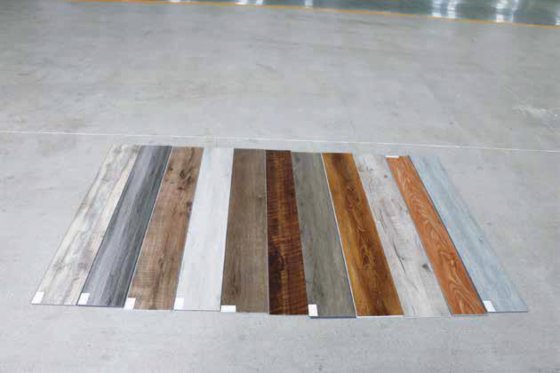 JWELL SPC钙基环保塑料地板挤出生产线