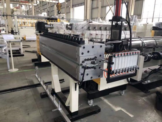 JWELL PC中空シート押出ライン/U字型/Uロックシート