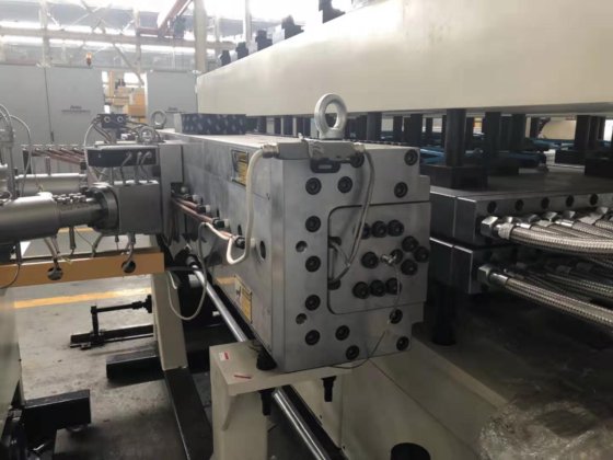 JWELL PC中空シート押出ライン/U字型/Uロックシート