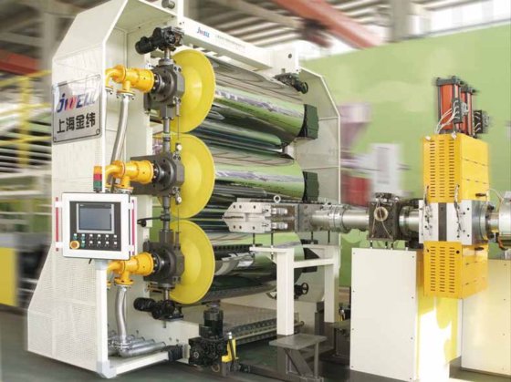 JWELL 无PVC地板挤出生产线