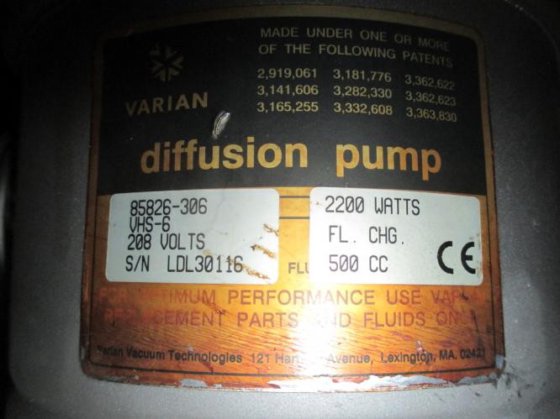 バリアンVHS-6。#2925