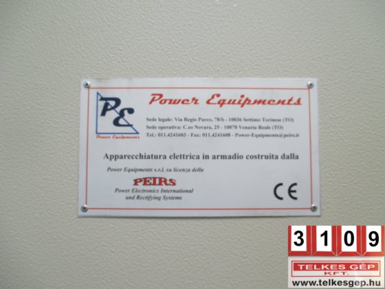 珀尔溅射(PVD)120 千瓦动力装置 #3109