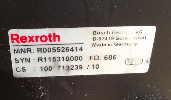 力士乐带气动车的直线导轨轴承轴 #3521