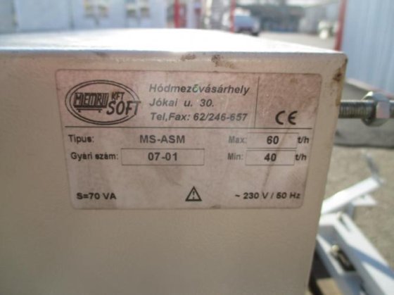 输送带秤，60 吨/小时 #3780