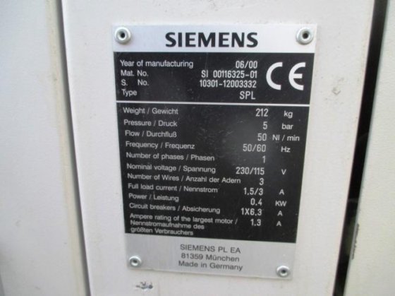 Siemens SPL nº 3867