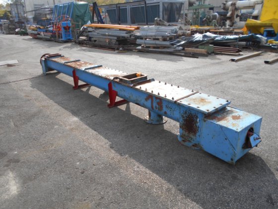 螺旋输送机，螺旋喂料机，带料槽 #4167