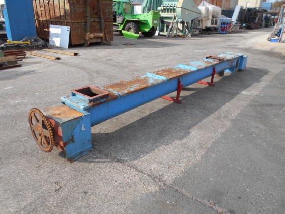 螺旋输送机，螺旋喂料机，带料槽 #4167