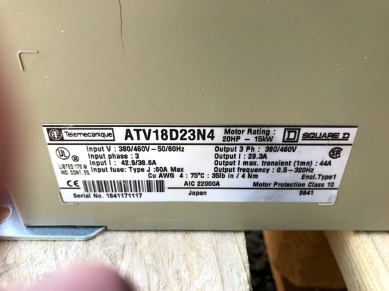 テレメカニック ATV18D23N4 #4973