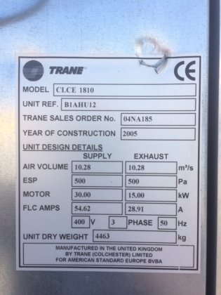 2005 特灵 CLCE 1810 #5301