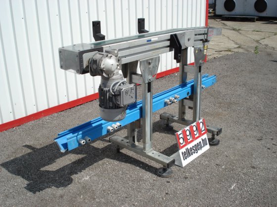 ケーブルチャンネル付きコンベアベルト1.3 m、調整可能トラック #5992