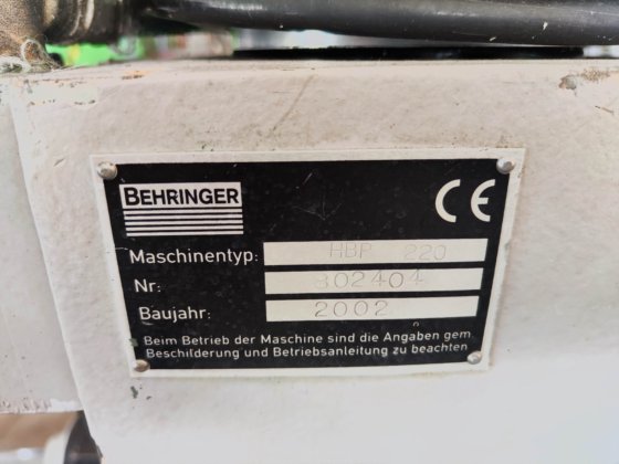 2002 Behringer HBP 220 #6221