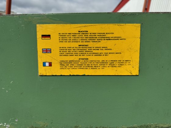 金属工业排屑机 #6300