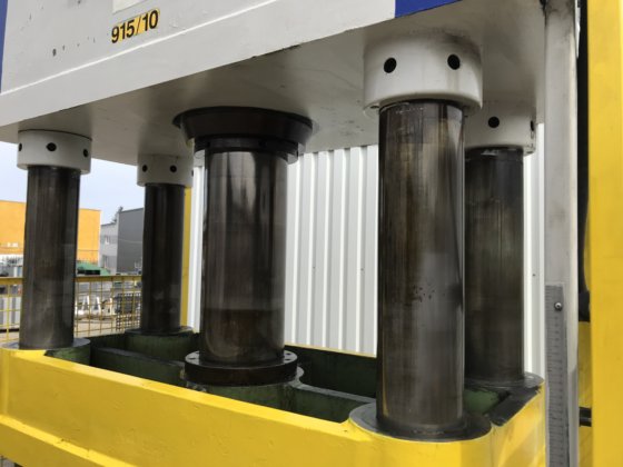油圧プレス、4コラムプレス、アイテル100T #6388