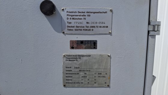 Deckel FP4NC nº 6669