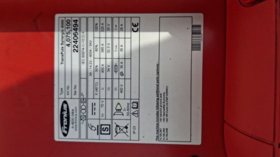 フロニウス トランスパルスシナジー4000 #6704