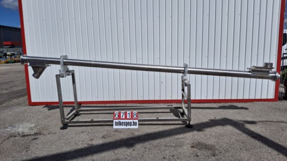 コンベヤスクリュー、スクリュー排出、ステンレス鋼コンベヤスクリュー#6718