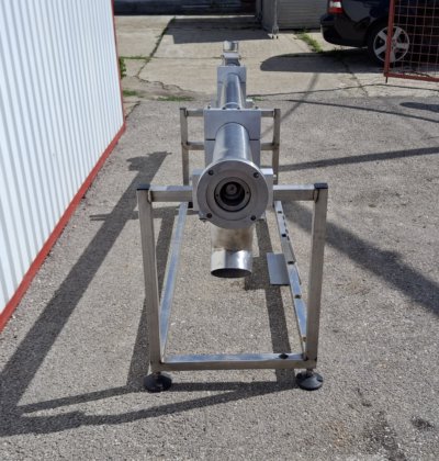 コンベヤスクリュー、スクリュー排出、ステンレス鋼コンベヤスクリュー#6718