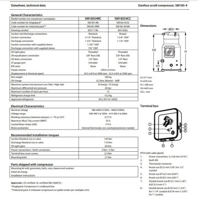 Danfoss SM185s4rc #6720