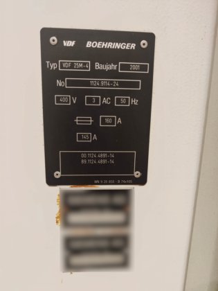 2001 勃林格 VDF 25m-4 #6730