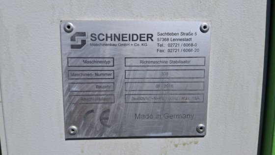 2016 シュナイダー リヒトマシーン スタビライザー #6736