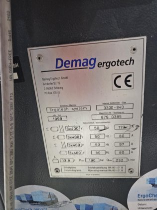 德马格，住友 Ergotech 3300-840 #6936