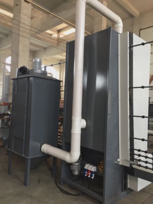 Vertical Glass Sandblasting Machine