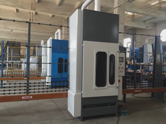 Vertical Glass Sandblasting Machine