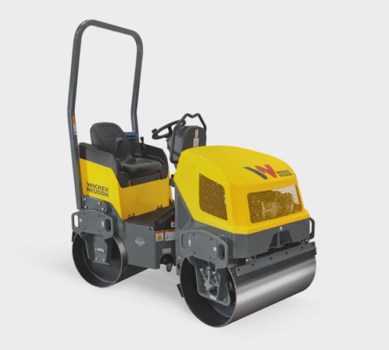 Wacker Neuson RD12L Ride-On Roller w/ Folding ROPS in Miami Lakes, FL, USA