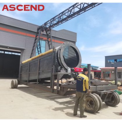 砂の土の金鉱石の回転式トロンメル スクリーン機械