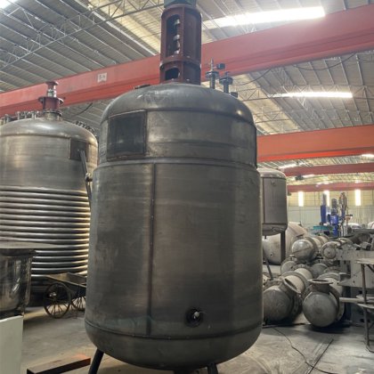 2500L Dual-Jacketed Reactor Epoxy-Polyol Synthesis Stainless Steel ...