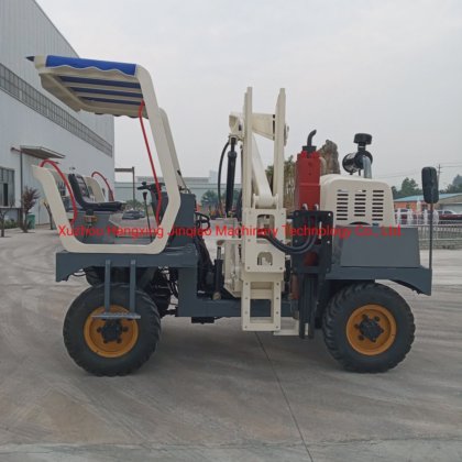 Highway Guardrail Ramming Machine for Pile Driving Rotary Pile Pull ...
