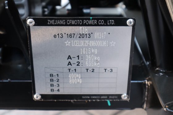 2021 CFMOTO UFORCE600