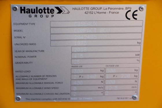 2018 HAULOTTE Compact 8