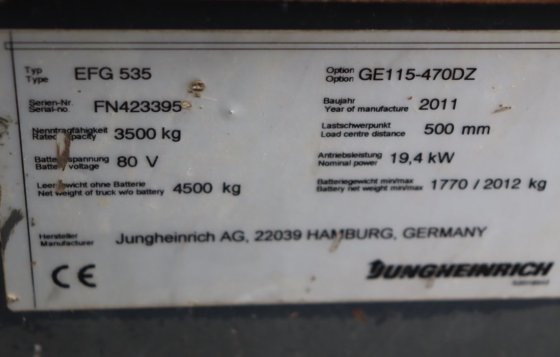2011年ユンハインリッヒEFG535