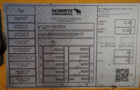 2018 SCHMITZ CARG SCB3ST