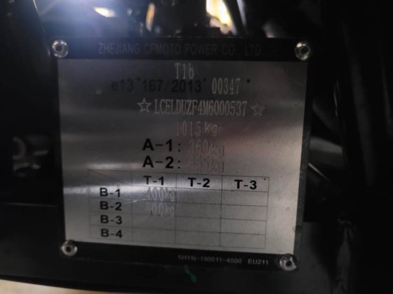 2023 CFMOTO UFORCE600