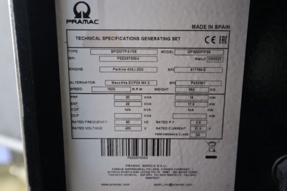 2022プラマックGPW20P