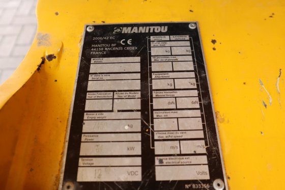 2012款曼尼通160ATJ