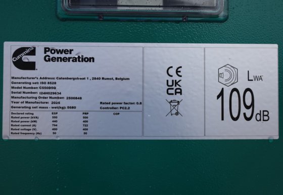 2025 康明斯 C550D5Q