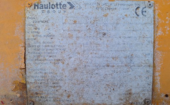 2011 HAULOTTE Compact 10