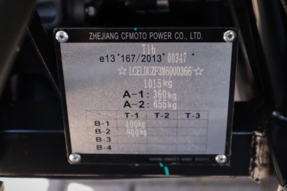 2021 CFMOTO UFORCE600