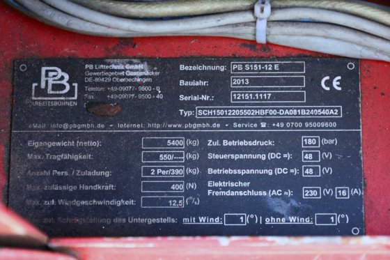 2013 PB 电梯 S151-12E
