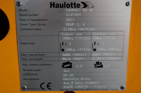 2023 ハウロッテ・コンパクト8N