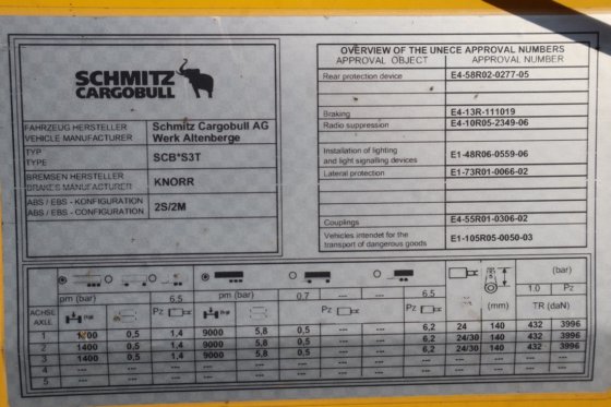 2016 SCHMITZ CARG SCB3ST