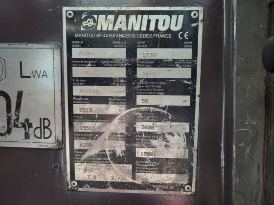 2015 MANITOU M30-4