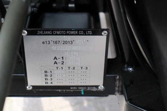 2021 CFMOTO UFORCE 600