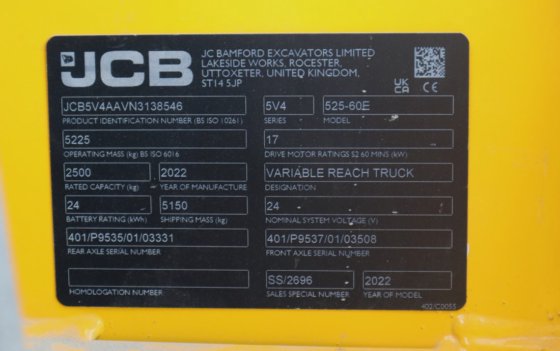 2022 JCB 525-60E